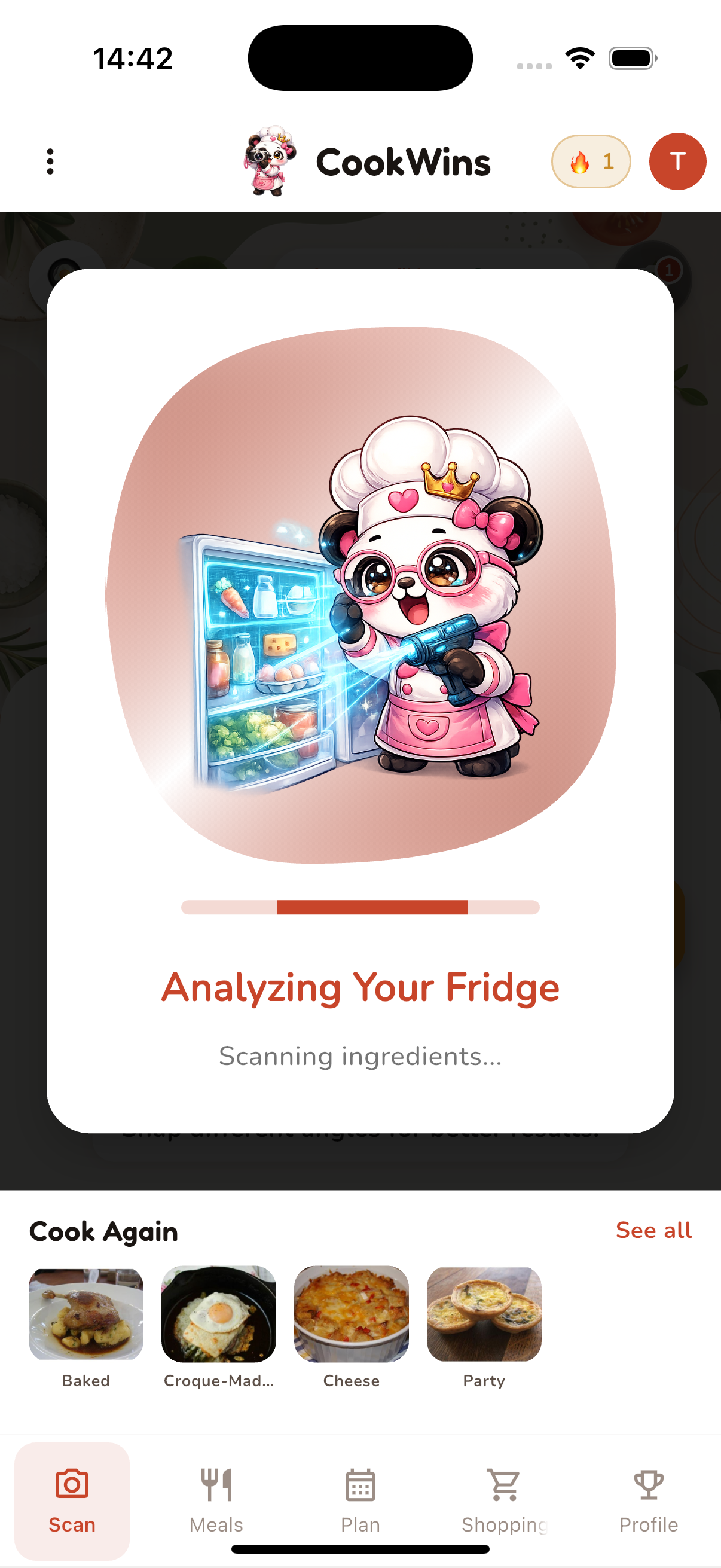 AI analyzing your fridge