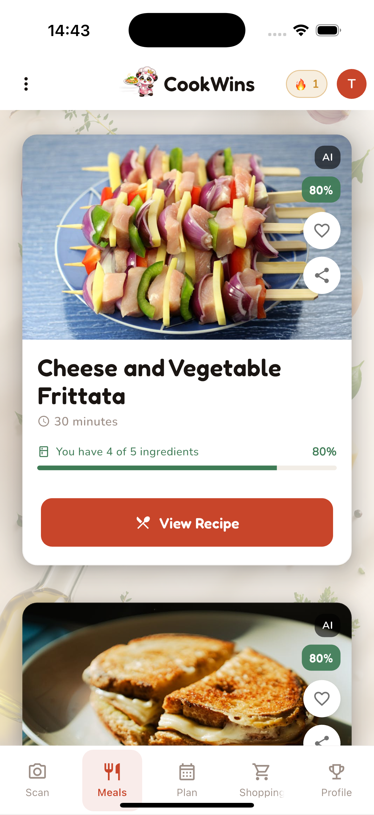 Cook and earn rewards